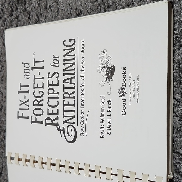FIX-IT & FORGET-IT RECIPES FOR ENTERTAINING- HOLIDAYS- YEAR ROUND  COOKING BOOK - Picture 3 of 12